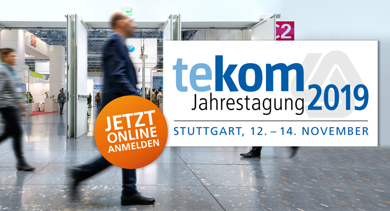 Tekom Show Stuttgart November 12th to 14th, 2019. The most important global event in the production and broadcasting of technical documentation